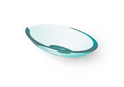 Dea Design Раковина чаша 60x35x10,5h см, Glasstech, цвет: lake water blue DD9005 600 R8