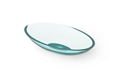 Dea Design Раковина чаша 60x35x10,5h см, Glasstech, цвет: lake water blue DD9006 600 R8