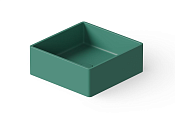 Dea Design Раковина чаша 40x40x15h см, Solid Surface, цвет: green DD9008 400 10