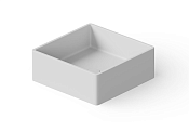 Dea Design Раковина чаша 40x40x15h см, Solid Surface, цвет: white DD9008 400 18