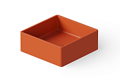 Dea Design Раковина чаша 40x40x15h см, Solid Surface, цвет: orange DD9008 400 7