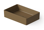 Dea Design Раковина чаша 60x40x14,5h см, Solid Surface, цвет: dark camel DD9009 600 1