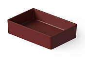 Dea Design Раковина чаша 60x40x14,5h см, Solid Surface, цвет: red wine DD9009 600 17