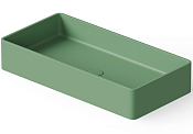 Dea Design Раковина чаша 80x40x14,5h см, Solid Surface, цвет: mint DD9010 800 12