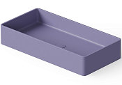 Dea Design Раковина чаша 80x40x14,5h см, Solid Surface, цвет: lilac DD9010 800 14