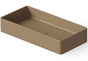 Dea Design Раковина чаша 80x40x14,5h см, Solid Surface, цвет: light camel DD9010 800 2