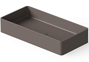 Dea Design Раковина чаша 80x40x14,5h см, Solid Surface, цвет: grey brown DD9010 800 6