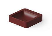 Dea Design Раковина чаша 41x41x10,5h см, Solid Surface, цвет: red wine DD9011 410 17