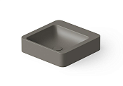 Dea Design Раковина чаша 41x41x10,5h см, Solid Surface, цвет: grey DD9011 410 3