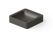 Dea Design Раковина чаша 41x41x10,5h см, Solid Surface, цвет: graphite DD9011 410 5
