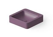 Dea Design Раковина чаша 41x41x10,5h см, Solid Surface, цвет: lavender DD9011 410 8