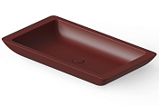 Dea Design Раковина чаша 80x45x10,5h см, Solid Surface, цвет: red wine DD9013 800 17