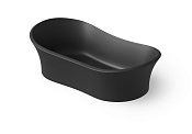 Dea Design Раковина чаша 66x34,5x19h см, Solid Surface, цвет: black DD9024 660 16
