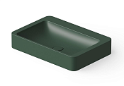 Dea Design Раковина чаша 60x41x10,5h см, Solid Surface, цвет: dark green DD9025 600 11