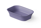 Dea Design Раковина чаша 55x38x14h см, Solid Surface, цвет: lilac DD9030 550 14