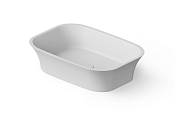 Dea Design Раковина чаша 55x38x14h см, Solid Surface, цвет: white DD9030 550 18