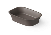 Dea Design Раковина чаша 55x38x14h см, Solid Surface, цвет: grey brown DD9030 550 6