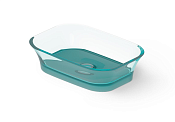 Dea Design Раковина чаша 55x38x14h см, Glasstech, цвет: lake water blue DD9030 550 R8