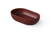 Dea Design Раковина чаша 55x32x13h см, Solid Surface, цвет: red wine DD9033 550 17