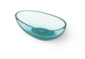 Dea Design Раковина чаша 60x36x15,8h см, Glasstech, цвет: lake water blue DD9035 600 R8