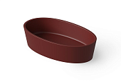 Dea Design Раковина чаша 60x35x14h см, Solid Surface, цвет: red wine DD9036 600 17