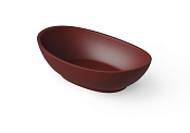 Dea Design Раковина чаша 60x35x16h см, Solid Surface, цвет: red wine DD9037 600 17