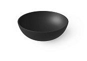Dea Design Раковина чаша d30x16h см, Solid Surface, цвет: black DD9038 300 16
