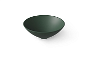 Dea Design Раковина чаша d40x14h см, Solid Surface, цвет: dark green DD9063 400 11