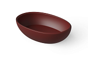 Dea Design Раковина чаша 60x40x15,5h см, Solid Surface, цвет: red wine DD9077 600 17