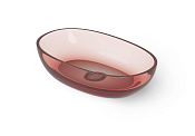 Dea Design Раковина чаша 60x36x14h см, Glasstech, цвет: pomegranate DD9078 600 R5