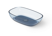Dea Design Раковина чаша 60x36x14h см, Glasstech, цвет: royal blue DD9079 600 R7
