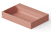 Dea Design Раковина чаша двойная 41x41x10,5h см, Solid Surface, цвет: lotus DD9083 410 13