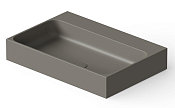 Dea Design Раковина чаша двойная 41x41x10,5h см, Solid Surface, цвет: grey DD9083 410 3