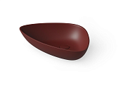 Dea Design Раковина чаша 58,5x39x13h см, Solid Surface, цвет: red wine DD9086 585 17