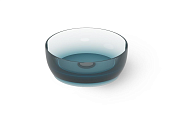 Dea Design Раковина чаша d40x14h см, Glasstech, цвет: dark blue DD9093 400 R11