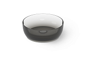 Dea Design Раковина чаша d40x14h см, Glasstech, цвет: smoky black DD9093 400 R4