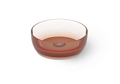 Dea Design Раковина чаша d40x14h см, Glasstech, цвет: brown copper DD9093 400 R9