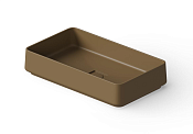 Dea Design Раковина чаша 58x34x12h см, Solid Surface, цвет: dark camel DD9100 580 1