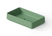 Dea Design Раковина чаша 58x34x12h см, Solid Surface, цвет: mint DD9100 580 12