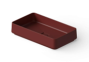 Dea Design Раковина чаша 58x34x12h см, Solid Surface, цвет: red wine DD9100 580 17