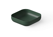 Dea Design Раковина чаша 40x40x12h см, Solid Surface, цвет: dark green DD9102 400 11