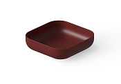 Dea Design Раковина чаша 40x40x12h см, Solid Surface, цвет: red wine DD9102 400 17