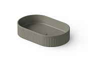 Dea Design Раковина чаша 55x35x12h см, Solid Surface, цвет: light grey DD9801 550 4