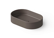 Dea Design Раковина чаша 55x35x12h см, Solid Surface, цвет: grey brown DD9801 550 6