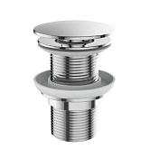 BelBagno Донный клапан для раковины, Click-Clack, без перелива, цвет: хром глянцевый BB-SC-CRM