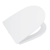 BelBagno Lounge Крышка-сиденье для унитаза, с микролифтом, цвет: белый глянцевый BB045/051SC