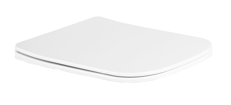 BelBagno Alpina Крышка-сиденье для унитаза, с микролифтом, цвет: белый глянцевый BB3103/3106SC