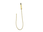 BelBagno Душевой гарнитур: душевая лейка 1 вид струи, держатель, шланг 150см, цвет: золото глянцевое LUC-DFS-ORO