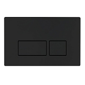 BelBagno Кнопка смыва для унитаза, ABS-пластик, цвет: черный матовый BB044NERO