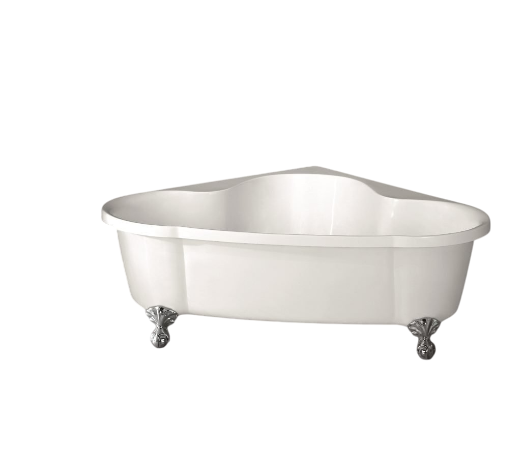 BelBagno Ванна акриловая угловая 150x150 см без слива-перелива, цвет: белый глянцевый Bb07